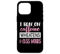 Carcasa para iPhone 16 Pro MAX Womens Caffiene & Words Wheaten Terrier Dog Lover