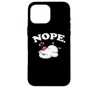 Carcasa para iPhone 16 Pro MAX Womens Kids Boys Funny Hen Kawaii Nope Chicken Lover