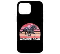 Carcasa para iPhone 16 Pro MAX Wonder Dean Horse, Carreras de Caballos, Santa Anita, Caballo del Mar