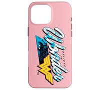 Carcasa para iPhone 16 Pro MAX Wonder Woman 80th Believe in Wonder Blue Eyes