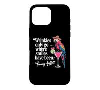 Carcasa para iPhone 16 Pro MAX Wrinkles Only Go Where Smiles Have Been Cute Parrot Mexican