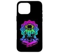 Carcasa para iPhone 16 Pro MAX Yoga Astronauta Mandala Zen Meditación Lotus Pose