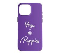 Carcasa para iPhone 16 Pro MAX Yoga & Puppies Namastay Home with Dog Doing Yoga Lovers Yogi