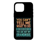 Carcasa para iPhone 16 Pro MAX You Can't Tell Me What To Do You Are Not My Grandkids