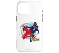 Carcasa para iPhone 16 Pro MAX Young Justice Miss Martian Splattered Logo