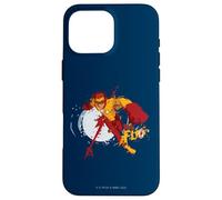 Carcasa para iPhone 16 Pro MAX Young Justice Splatter Art Kid Flash Logo
