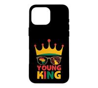 Carcasa para iPhone 16 Pro MAX Young King African American Black History Juneteenth