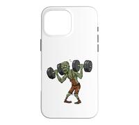 Carcasa para iPhone 16 Pro MAX Zombie Halterofilia Muertos vivientes Gimnasio Entren