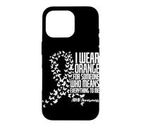 Carcasa para iPhone 16 Pro Me Pongo Naranja para Alguien Que Significa Todo para mí TDAH