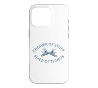 Carcasa para iPhone 16 Pro Mecánica Conocedor de Cosas Fixer of Things Funny Men Man Dad