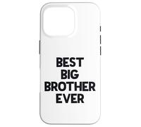 Carcasa para iPhone 16 Pro Mejor Hermano Mayor jamás Divertido Hermano