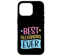 Carcasa para iPhone 16 Pro Mejor Nombre Personalizado a Juego de Alexandra Ever