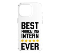 Carcasa para iPhone 16 Pro Mejor pasante de Marketing Divertido Humor de Marketing 5 Estrellas
