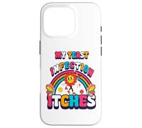 Carcasa para iPhone 16 Pro Meme Gracioso Me Pica la candidiasis. Extraño