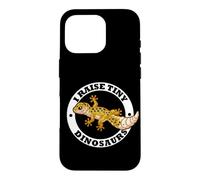 Carcasa para iPhone 16 Pro Mens Womens Kids I Raise Tiny Dinosaurs Leopard Gecko Lover