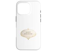 Carcasa para iPhone 16 Pro Mentalidad de disciplina silenciosa
