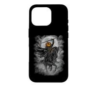 Carcasa para iPhone 16 Pro Mercenario de arpillera como Motivo de Halloween de Jinete
