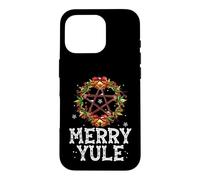 Carcasa para iPhone 16 Pro Merry Yule - Winter Solstice - Holly Pentagram - Gift