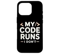 Carcasa para iPhone 16 Pro Mi código se Ejecuta yo no | Coding Joke Funny Software Engineer