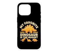 Carcasa para iPhone 16 Pro Mi Dinosaurio Favorito es el Nugget - Funny Food Dino Nuggets