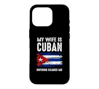 Carcasa para iPhone 16 Pro Mi Esposa Es Cubana Nada Asustarme Vintage Freedom Free Cuba