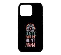 Carcasa para iPhone 16 Pro Mi Gente Favorita me Llama tía Anna Nombre tía