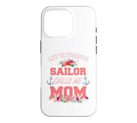 Carcasa para iPhone 16 Pro Mi Marinero Favorito me Llama mamá - Día de la Madre
