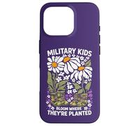 Carcasa para iPhone 16 Pro Militar Niño Diente De León Florece Donde Se Plantan Púrpura