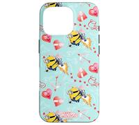 Carcasa para iPhone 16 Pro Minions Cupid All Over Print