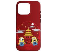 Carcasa para iPhone 16 Pro Minions Lunar New Year Fireworks Fun