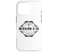 Carcasa para iPhone 16 Pro Mission 3:16 - Christian Faith Church Ministry Soldier