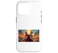 Carcasa para iPhone 16 Pro mitología Odin y Thor Los Dioses marchan hacia la Batalla Final