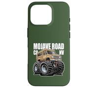 Carcasa para iPhone 16 Pro Mojave Road California Nevada Overlanding Diseño de Dibujos Animados
