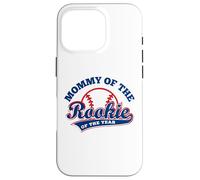 Carcasa para iPhone 16 Pro Mom Baseball Mommy of The Rookie of The Year First Birthday