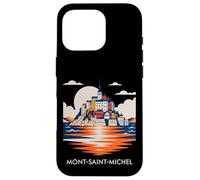 Carcasa para iPhone 16 Pro Mont Saint Michel France Normandy Catholic Travel Lover