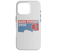 Carcasa para iPhone 16 Pro Monte SASS Pordoi Sella Macizo Dolomitas Italia Senderismo Regalos