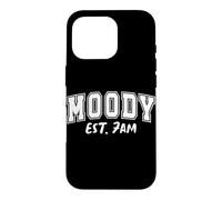 Carcasa para iPhone 16 Pro Moody EST. 7AM: Cita Divertida para Amantes del Café