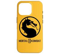 Carcasa para iPhone 16 Pro Mortal Kombat 11 Dragon Black Logo