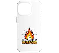Carcasa para iPhone 16 Pro Motivación impulsada por un propósito Diseño de mentalidad de energía de Fuego