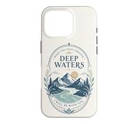 Carcasa para iPhone 16 Pro Mountain River Faith Verse Deep Waters Comfort Cita