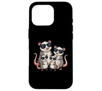 Carcasa para iPhone 16 Pro Mouse Rat Family Sunglasses Animal Lover Cute Mice