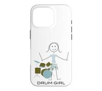 Carcasa para iPhone 16 Pro Mujeres Divertidas Bateristas, Chicas músicas Bateristas