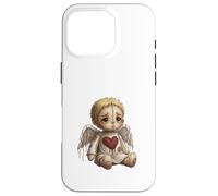 Carcasa para iPhone 16 Pro Muñeca Ángel Roto con Corazón