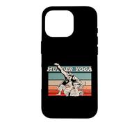Carcasa para iPhone 16 Pro Murder Yoga BJJ MMA Vintage Retro Divertido Jiu Jitsu brasileño