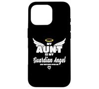 Carcasa para iPhone 16 Pro My Aunt Is My Guardian Angel She Watches Over Me In Memory