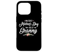 Carcasa para iPhone 16 Pro My First Mother's Day as a Granny New Mom Mothers Day 2024