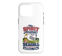 Carcasa para iPhone 16 Pro My Spirit Animal Is A Seagull At A Baseball Game