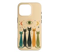 Carcasa para iPhone 16 Pro Mystic Cats Celestial Eye Moon Feline