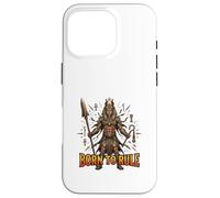 Carcasa para iPhone 16 Pro Nacido para gobernar el Antiguo Rey Egipcio diseño de Poder