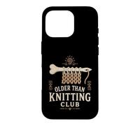 Carcasa para iPhone 16 Pro Nalbinding - Aguja de Hueso para Artista de Fibra Textil Antigua